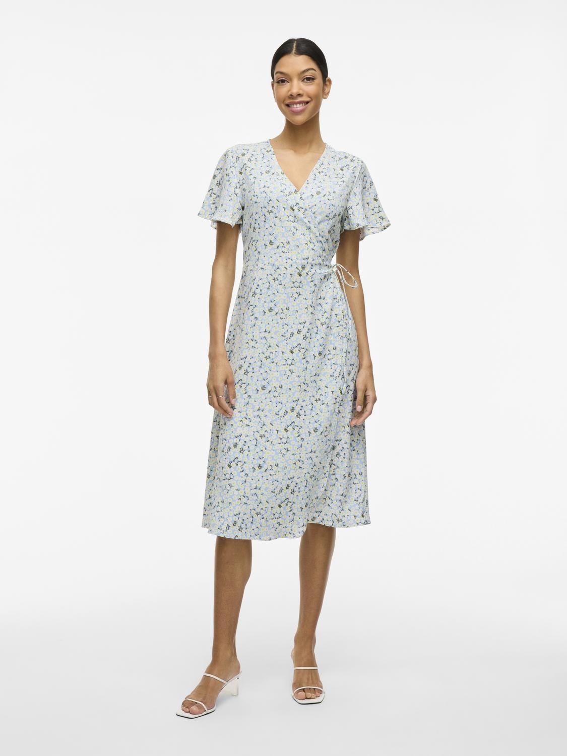 VILOVIE Midi Dress - Kentucky Blue - VERO MODA & VILA Bergvik